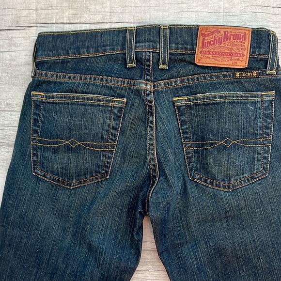 Lucky Brand Dungarees By Gene Montesano Sundown Straight Jeans Size 25 Reg - Picture 7 of 14